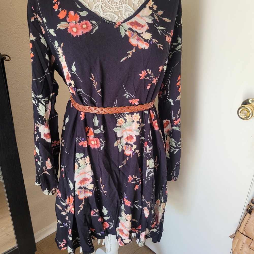 Floral dres- World Market with pocketw